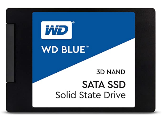 Western Digital 500GB WD Blue 3D NAND Internal PC SSD - SATA III 6 Gb/...